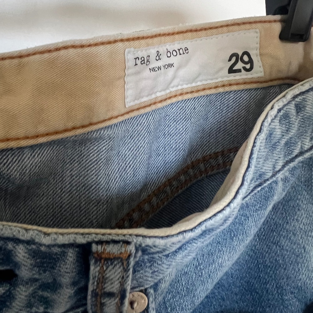 rag & bone Featherweight Logan Wide Leg Jeans Size 29 - Picture 6 of 7
